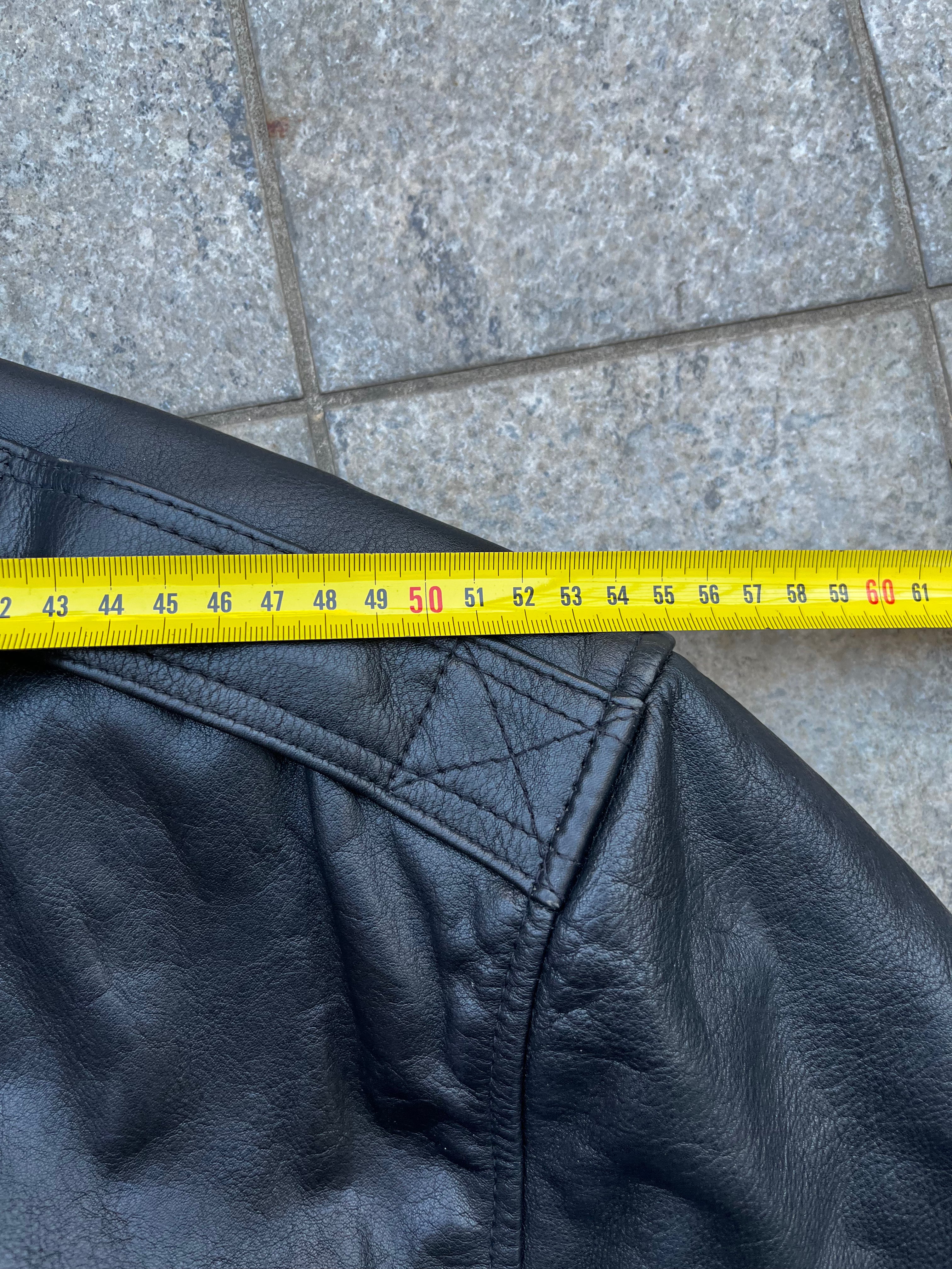 Vintage INFINITY Leather aviator bomber Jacket
