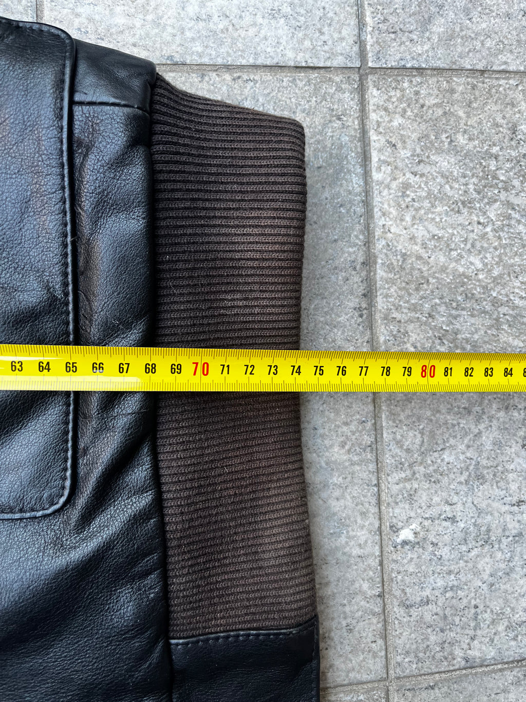 Vintage INFINITY Leather aviator bomber Jacket