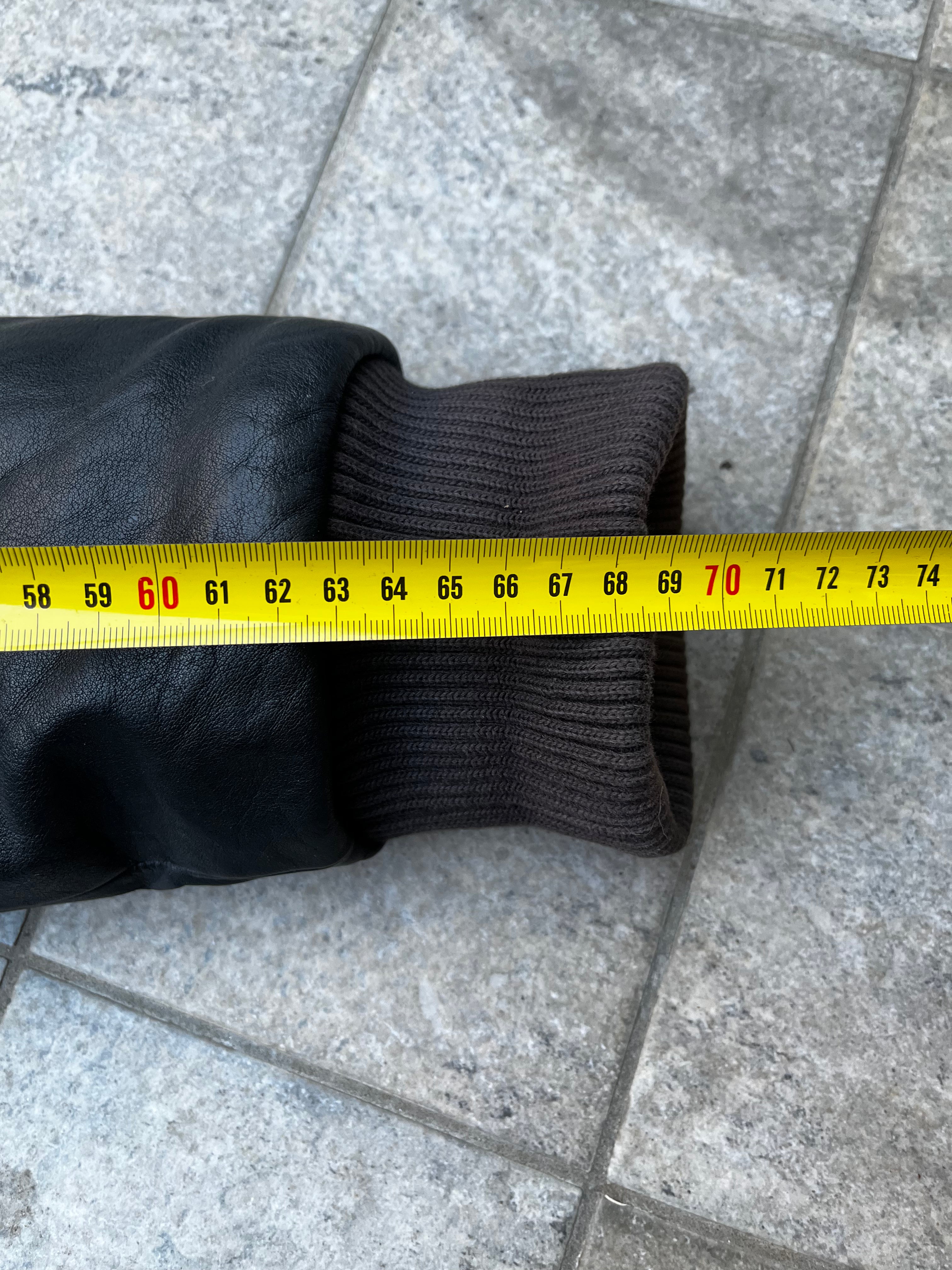 Vintage INFINITY Leather aviator bomber Jacket