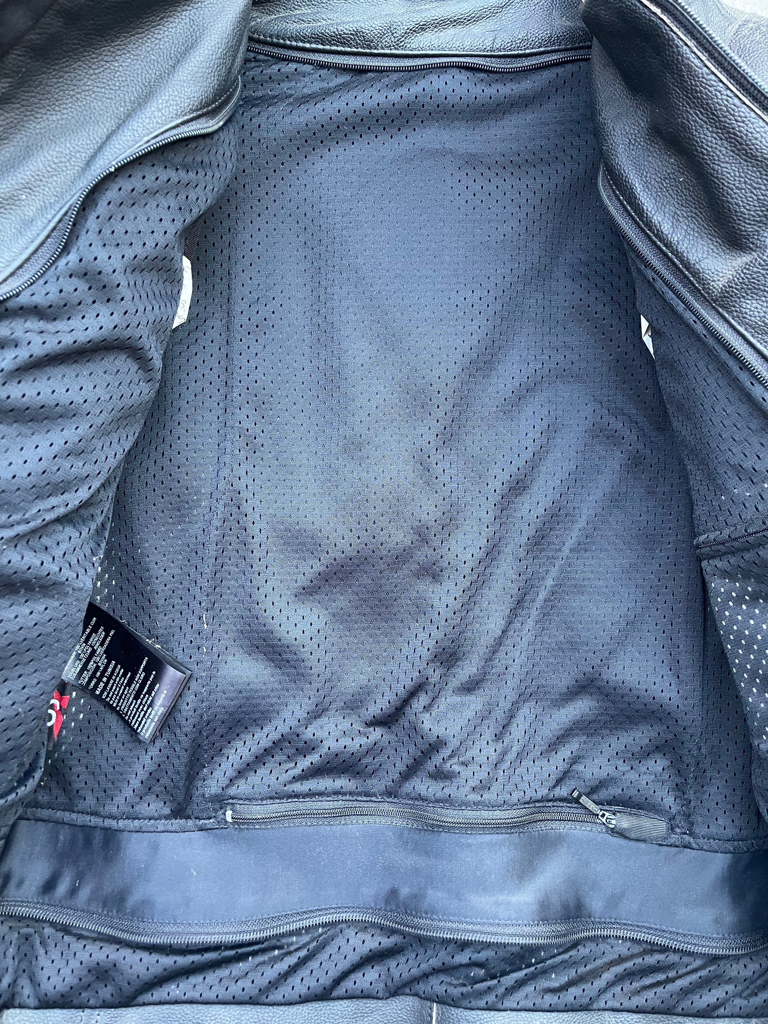 Dainese Black and Yellow biker Leather jacket
