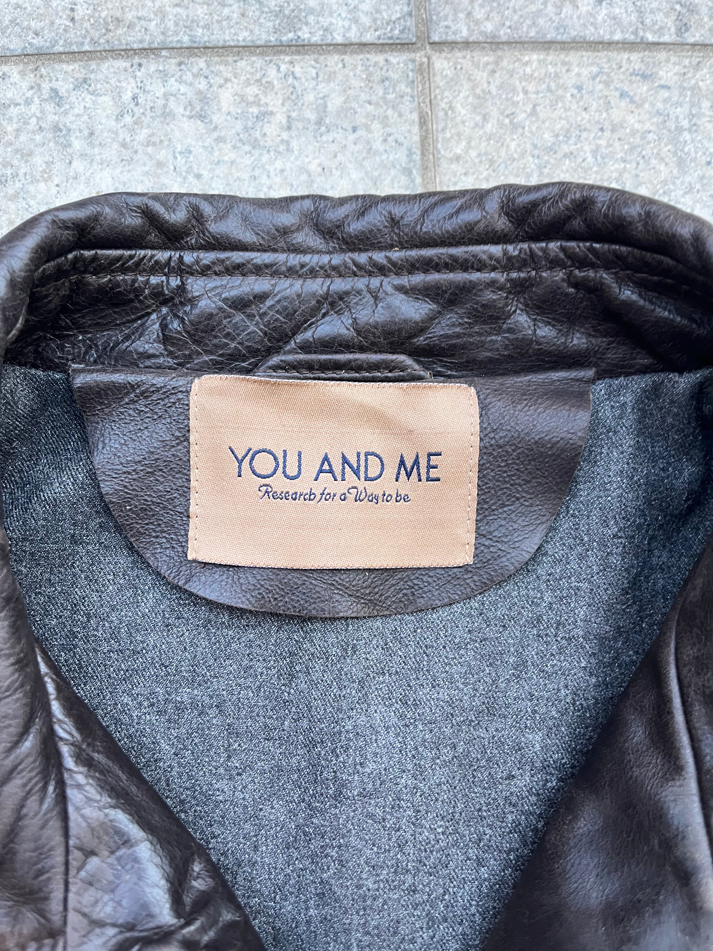 Vintage Leather Bomber jacket