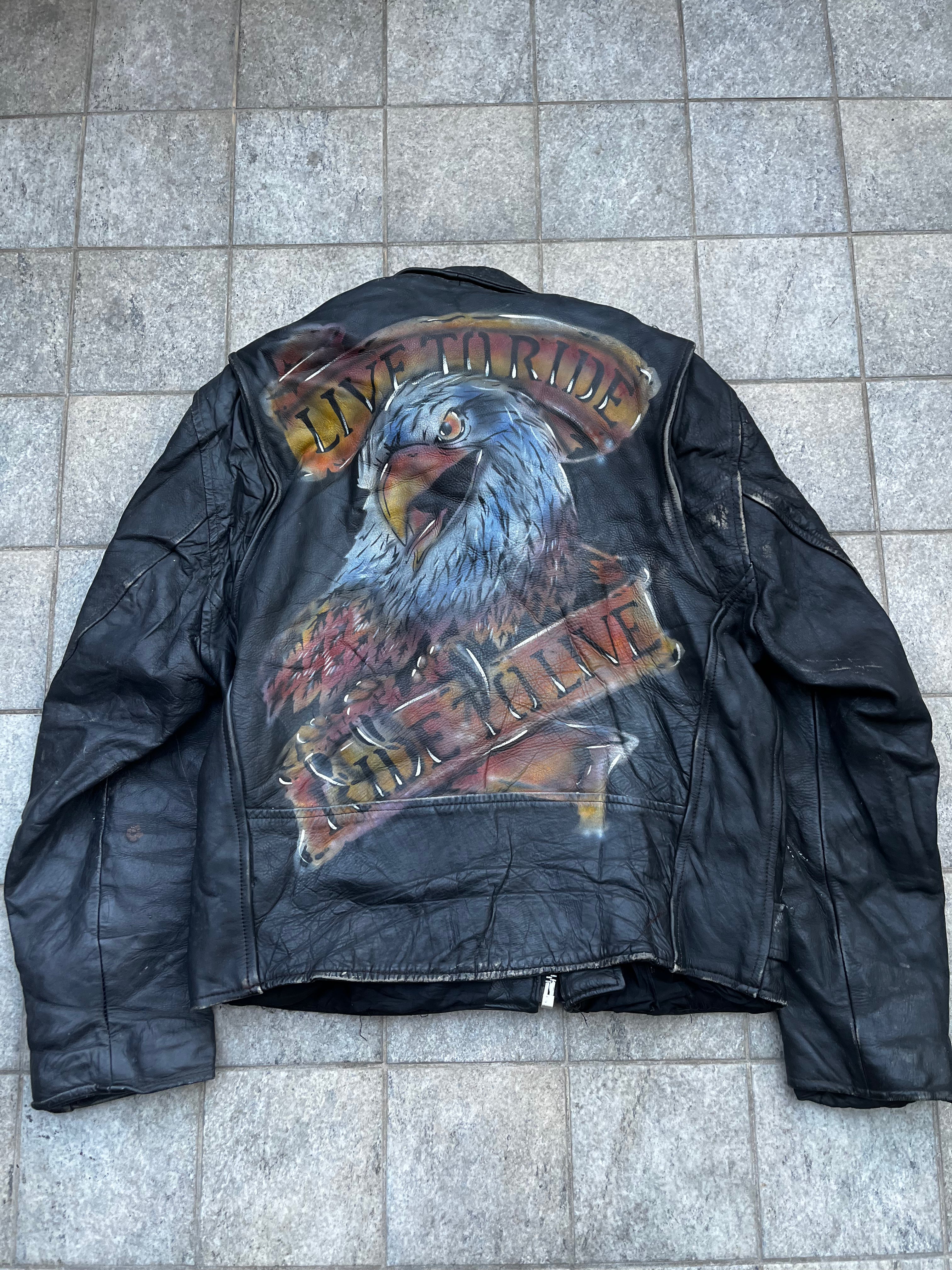 BLL "Ride  to live" Leather Jacket
