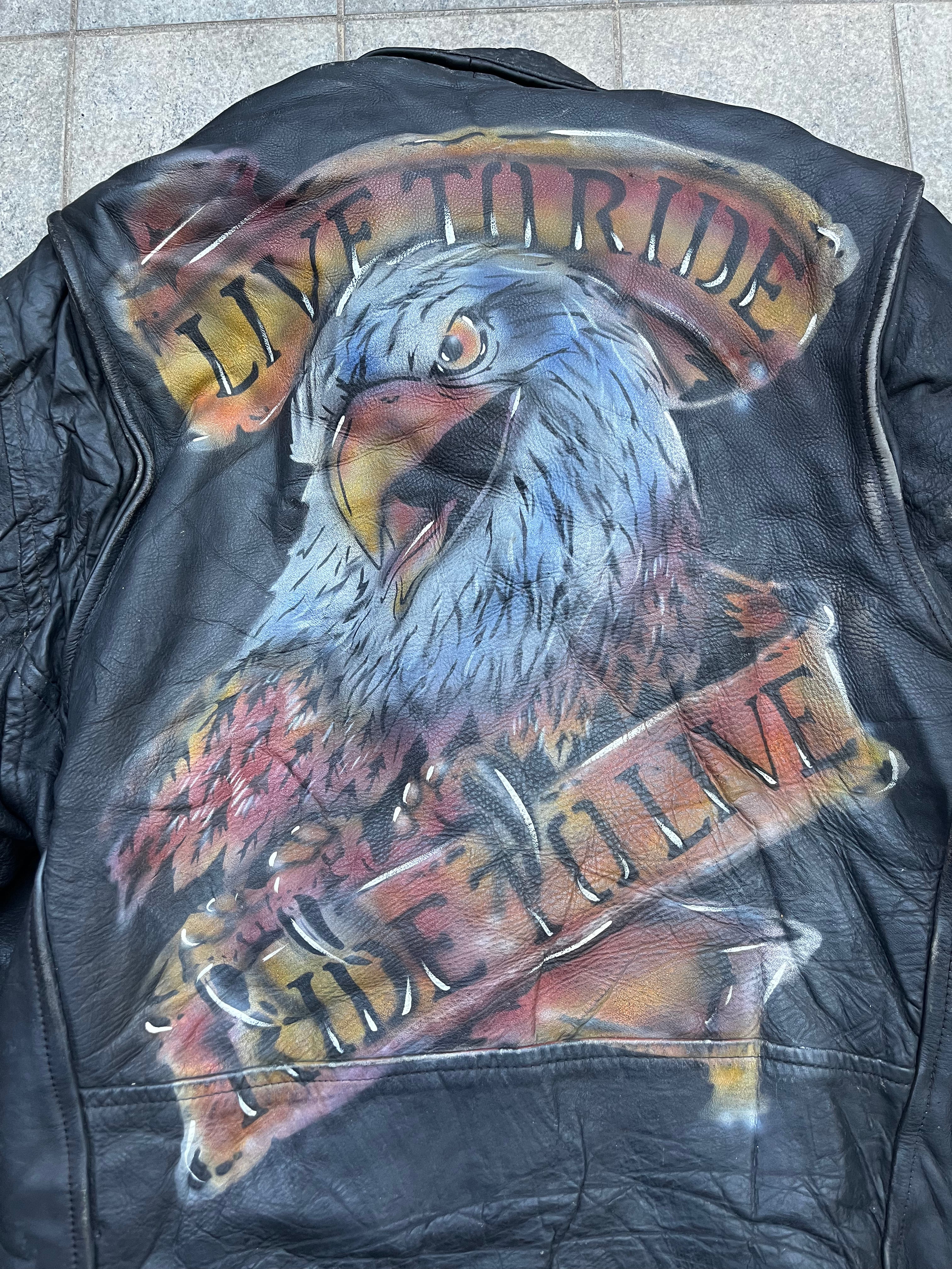 BLL "Ride  to live" Leather Jacket