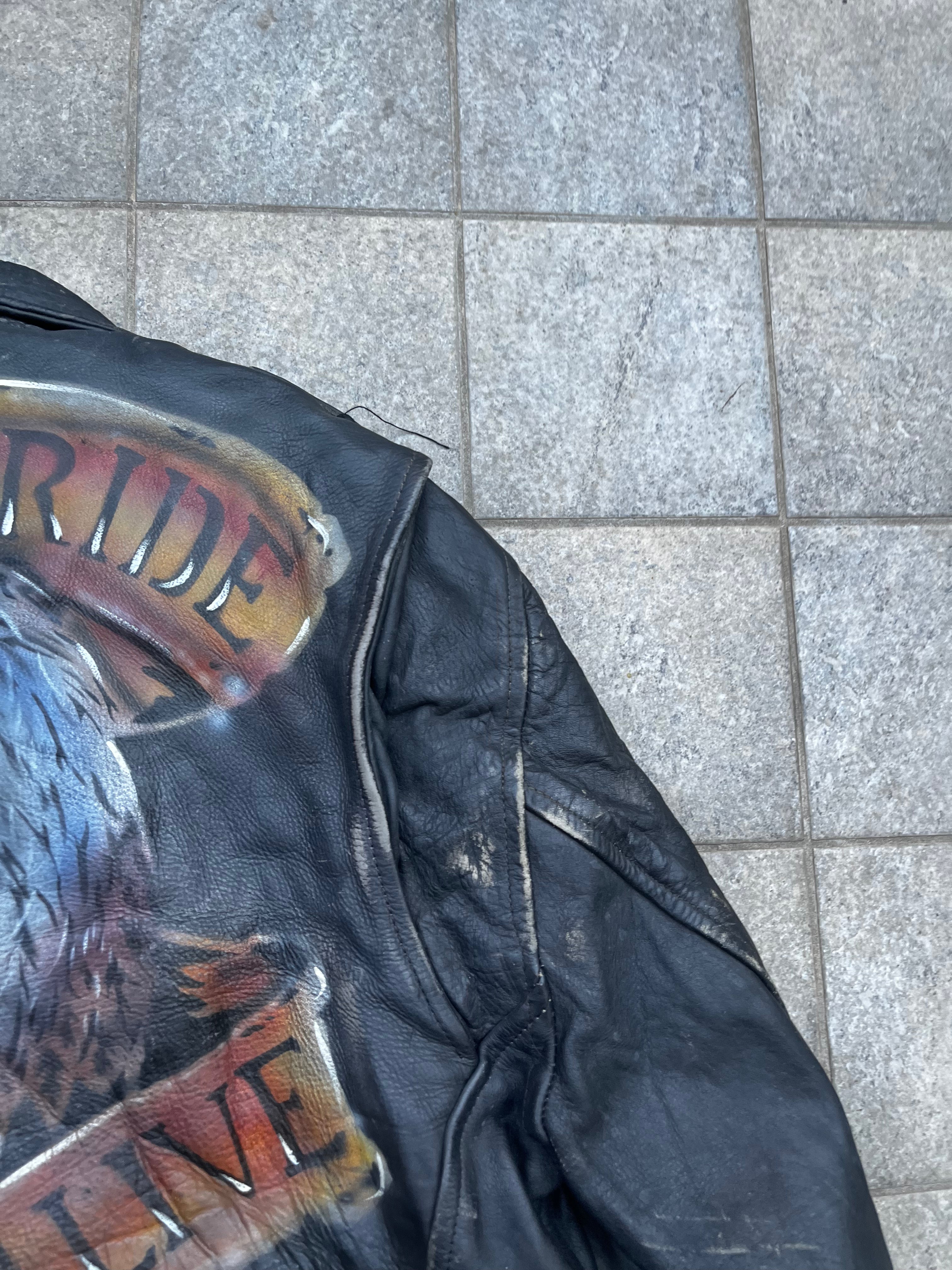 BLL "Ride  to live" Leather Jacket