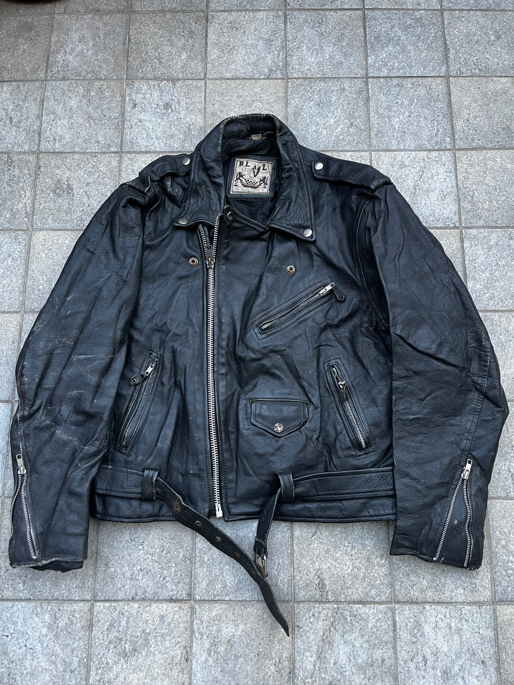BLL "Ride  to live" Leather Jacket