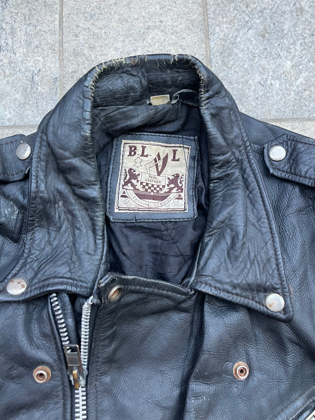 BLL "Ride  to live" Leather Jacket
