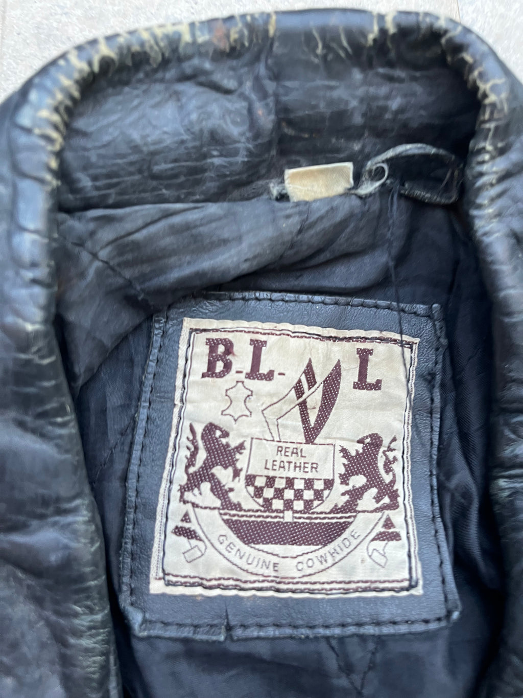 BLL "Ride  to live" Leather Jacket