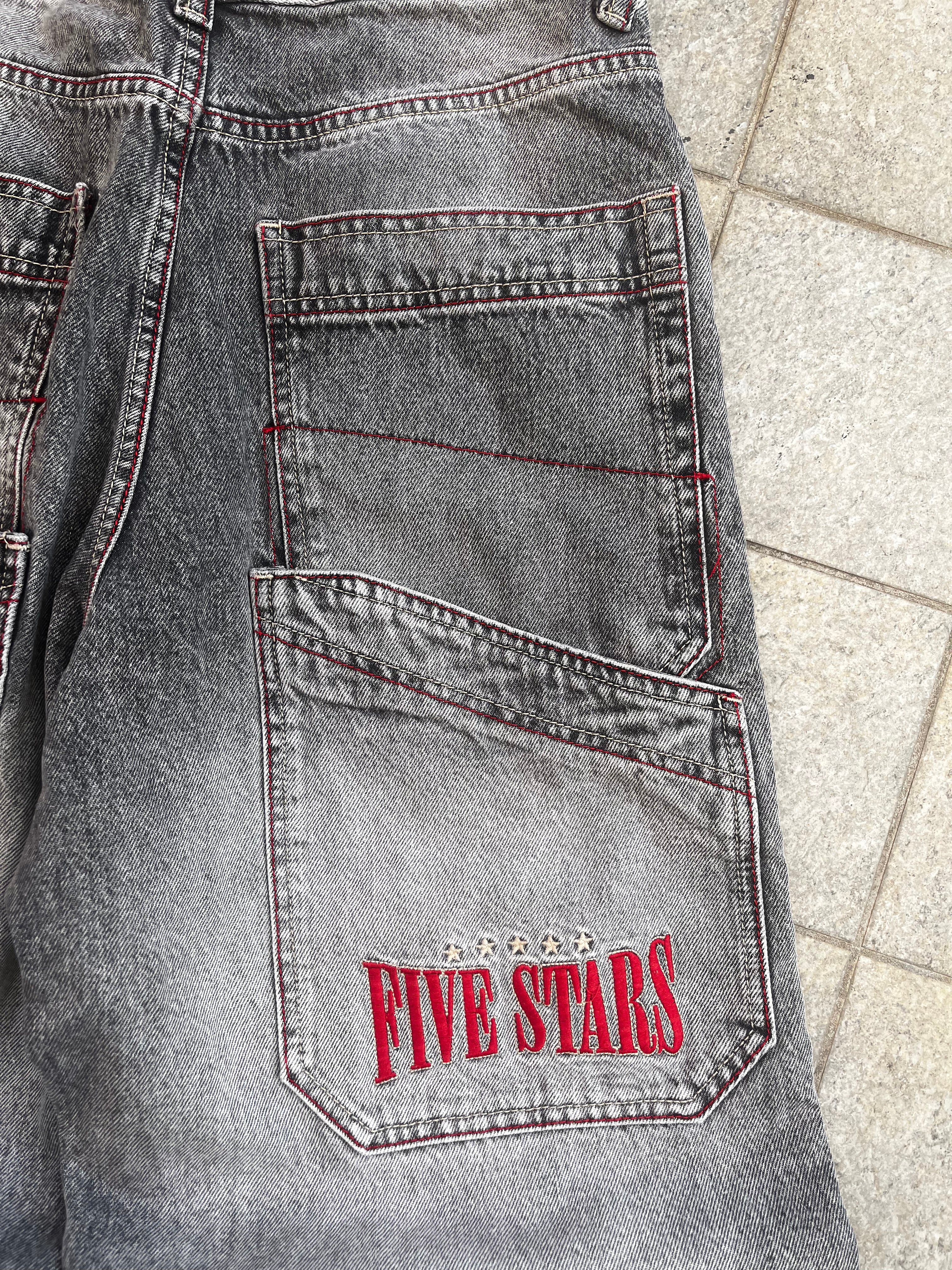 Vintage Y2K Embroidered Baggy Jeans