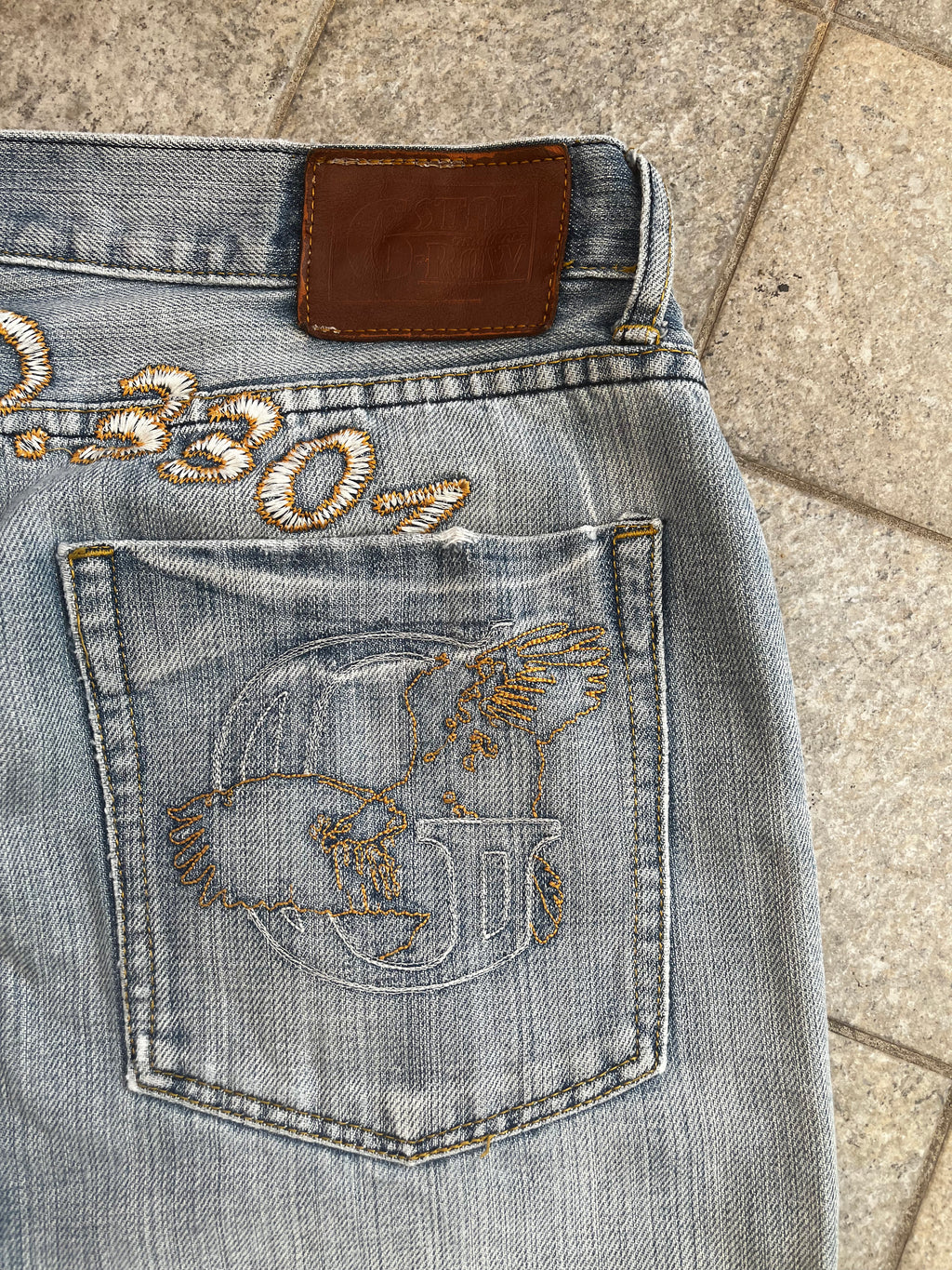 G-Star RAW Embroidered Flared Jeans