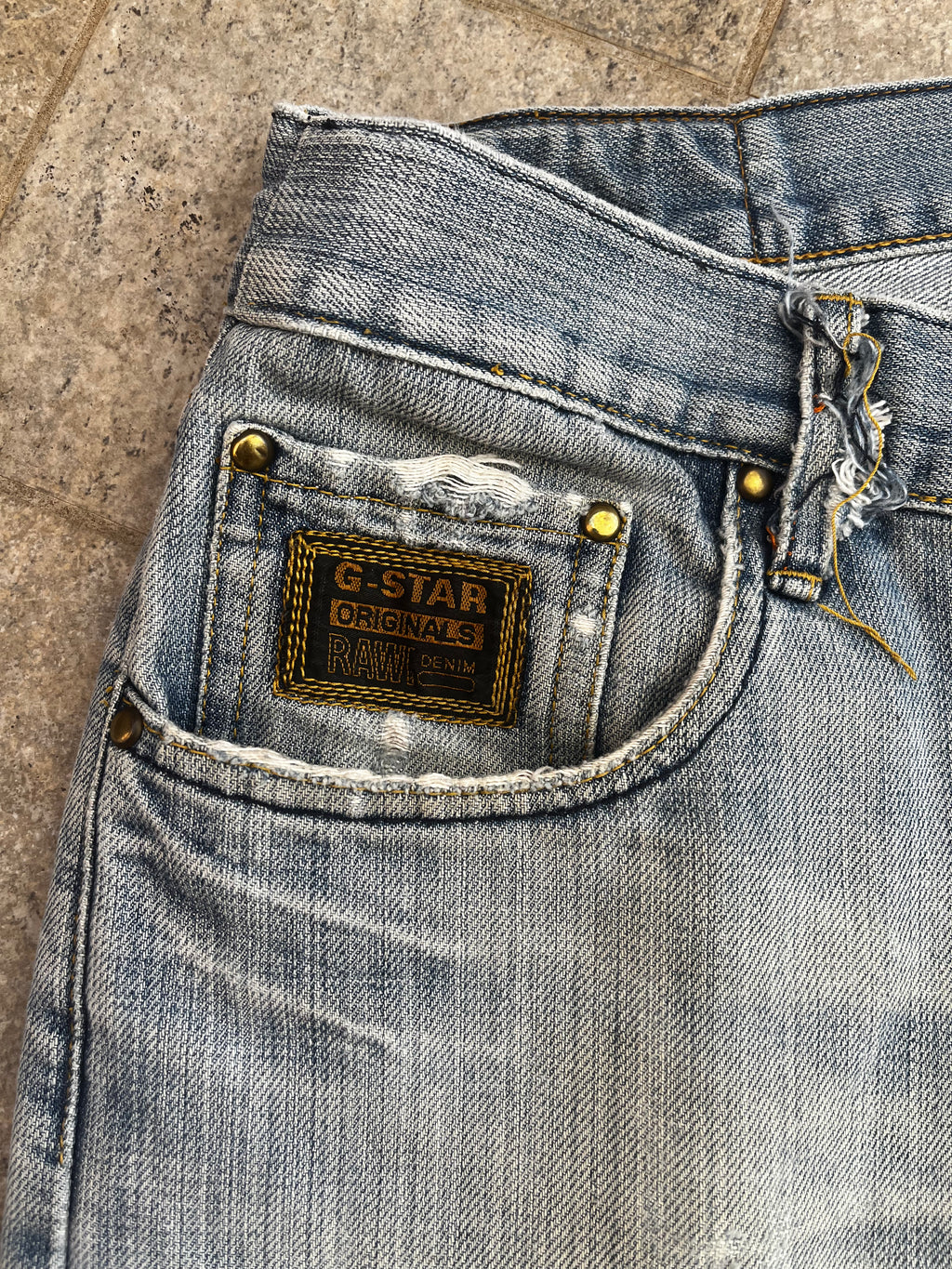 G-Star RAW Embroidered Flared Jeans