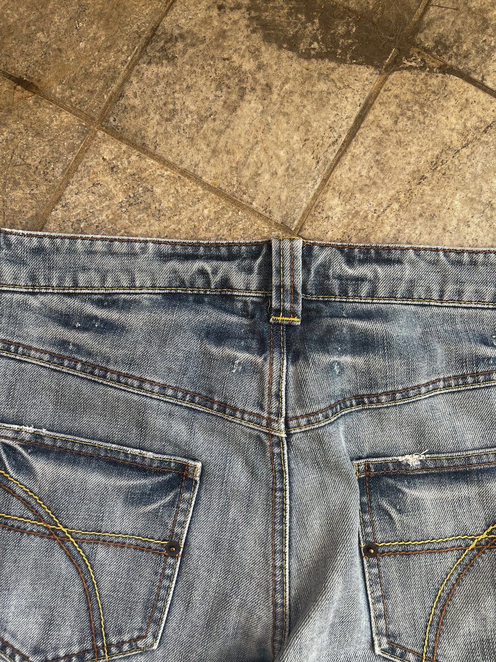 Vintage Baggy embroidered detailed Jeans by JC